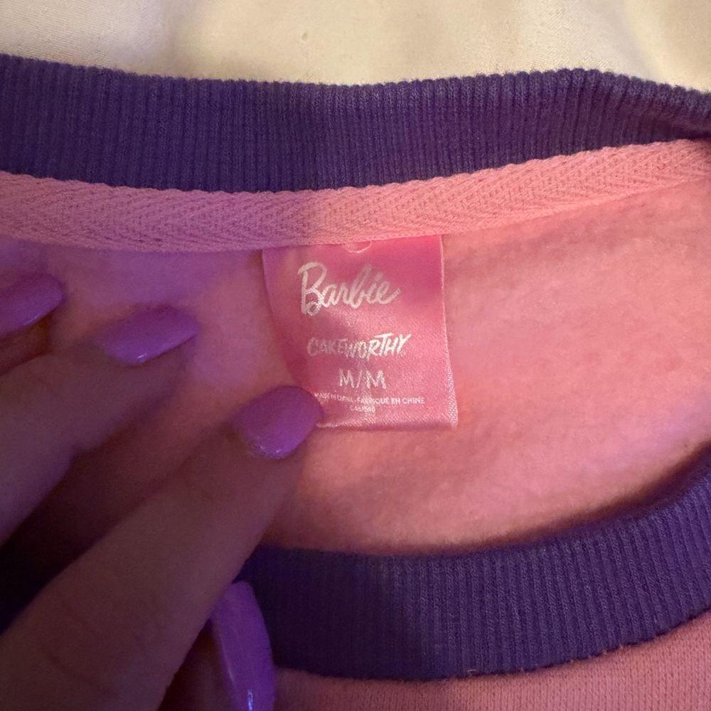Barbie and the rockers pink and purple sweatshirt - Picture 2 of 3